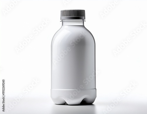Wallpaper Mural white plastic bottle isolated on white Torontodigital.ca