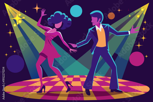 dancing people in nightclub