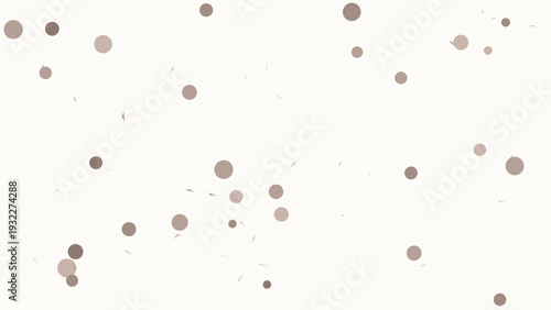 Terrazzo-inspired modern speckled stone texture with soft grey and beige dots scattered on a clean, minimalist white background