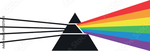 The dark side of the moon album cover reimagined with a prism