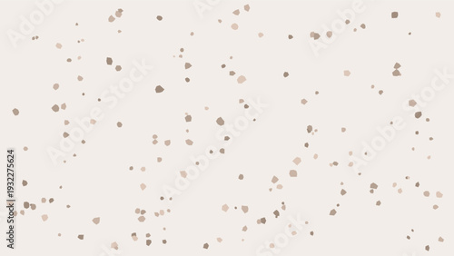 Terrazzo-inspired modern speckled stone texture with neutral earthy tones and scattered pebbles, minimalist and elegant design for contemporary backgrounds