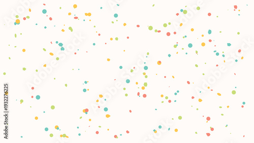 Terrazzo-inspired modern speckled stone texture with vibrant multicolored dots scattered across a clean, light background, evoking a playful, abstract design