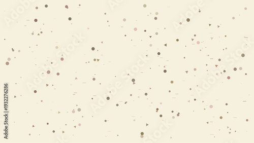 Terrazzo-inspired modern speckled stone texture with subtle gray, beige, and brown flecks on a cream background, minimalist design