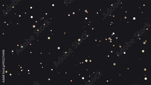 Terrazzo-inspired modern speckled stone texture with gold and white flecks on a dark background, abstract pattern design