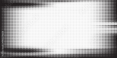 Halftone pattern background with gradient effect abstract dotted texture for graphic design and retro print monochrome EPS Vector
