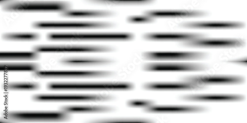 Abstract blurred background of black and white horizontal lines and dots representing data or digital noise EPS Vector
