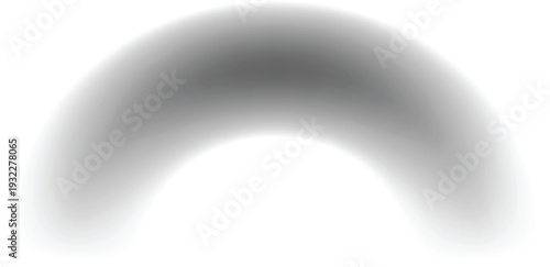 Abstract gradient arc shape soft blurred background element for design and overlay effects isolated on white EPS Vector