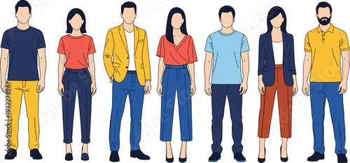 Vector illustration set featuring black silhouette icons of diverse men and women gardening, watering plants, and tending to flowers for nature and lifestyle designs.