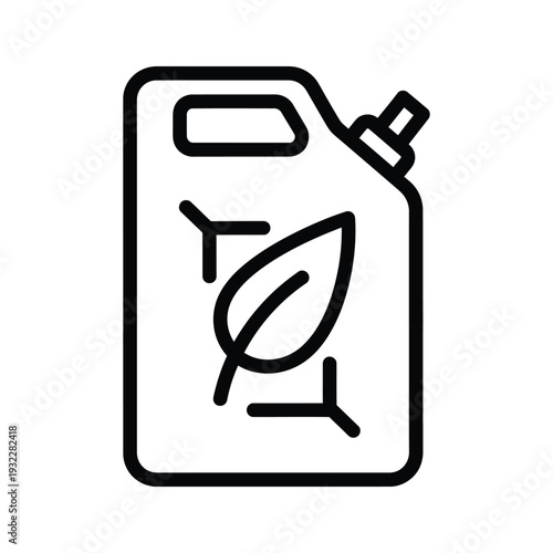 Fuel Can Leaf Eco Energy