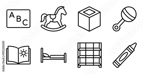 Abc blocks for educational alphabet learning school and kindergarten preschool activities