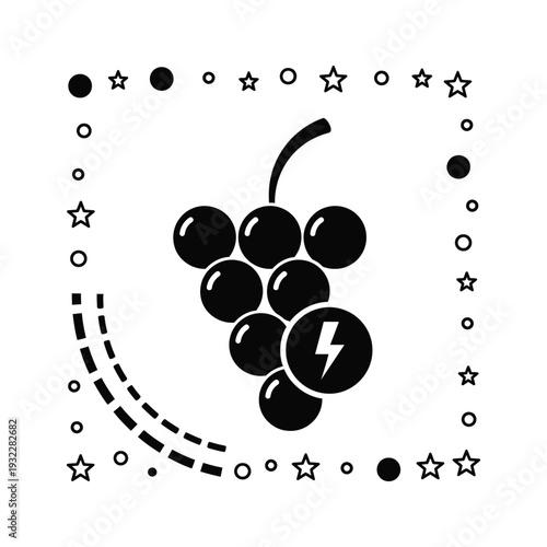 Grape Energy Power Icon Commercial