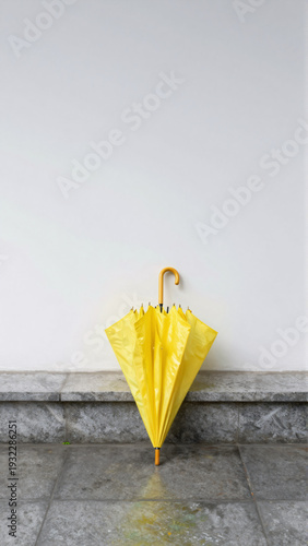 umbrella and yellow umbrella
