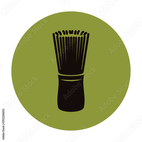 茶道具　シンプルな茶筅のアイコン