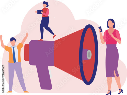 Team is working online