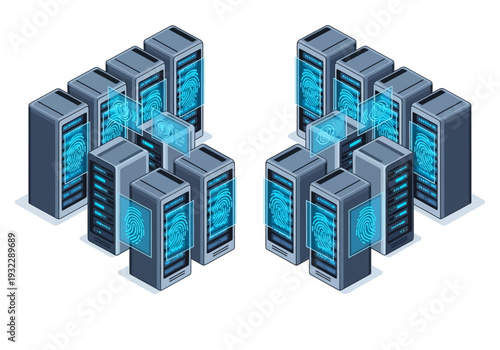 Server rack cluster visualization for data center and cloud computing infrastructure