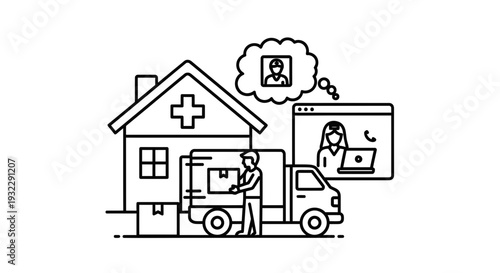 Medical delivery, online health consultation