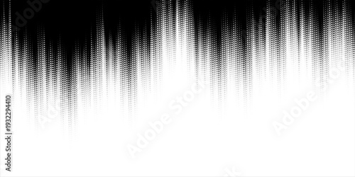 Dotted halftone gradient texture. Vanishing polka dot background. Repeating dots gradation pattern background. Vector illustration. Eps10