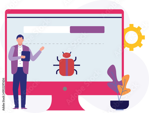 Virus loading on monitor