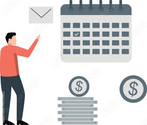 Businessman  pointing business meeting celande