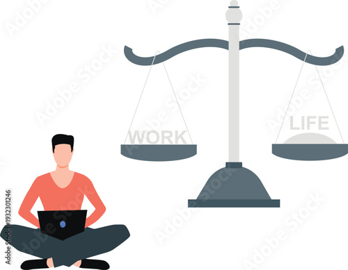 The boy is giving a speech on the law of good business ethics.