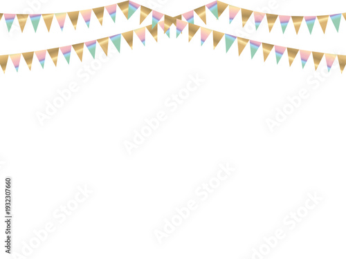 ガーランド三角、曲線、金20虹淡F5