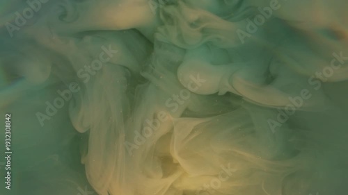 Wallpaper Mural Vapor explosion. Ink mist. Blur blue color glitter cloud pigment texture sparkling spreading on abstract art background. Torontodigital.ca