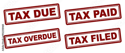 Tax Due, Paid, Overdue, Filed