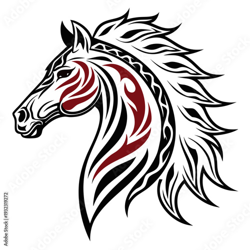 Wallpaper Mural Blazing Crest Stallion Torontodigital.ca