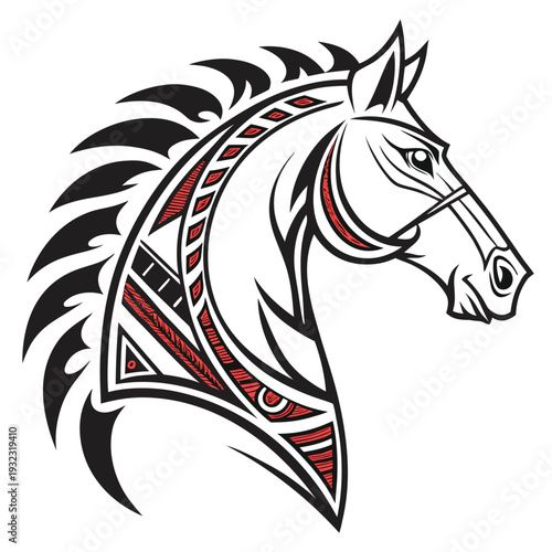 Geometric Flame Stallion Mark 1