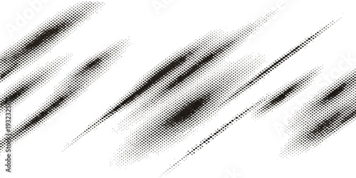 A black and white close up of a feather featuring a grunge texture and light pattern design for a winter business concept illustration