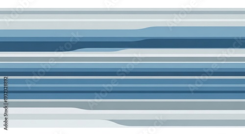 Abstract layered blue and grey stripes for background or design element