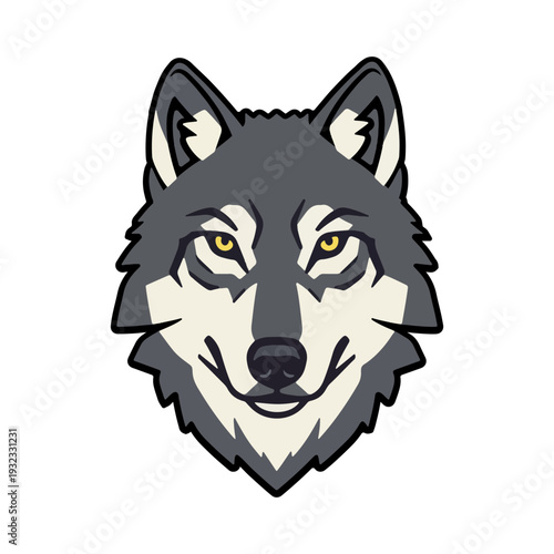 Wolf Head Illustration design illustration