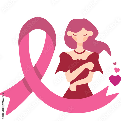 breast cancer illustration