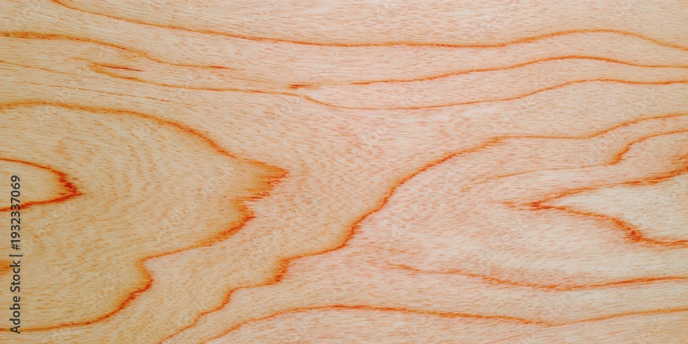 Naklejka premium Light Wood Texture Background with Natural Grain Pattern for Product Backdrop or Interior Design Mockup Featuring Smooth Plywood Surface and Pale Tones
