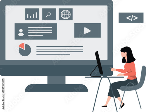 Web developer implement technical SEO improvement on website