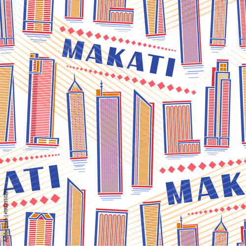 Vector Makati Seamless Pattern