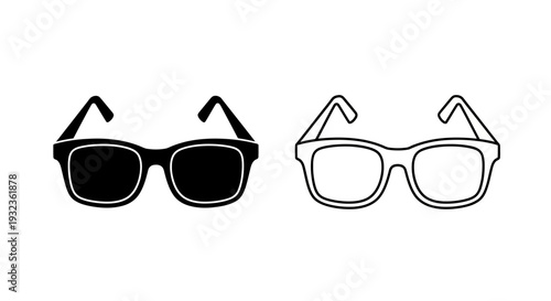 Two glasses illustration Vector