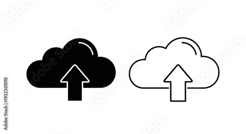 Cloud computing icons Vector