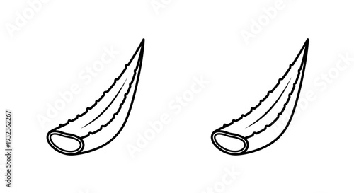 Banana peel illustration Vector