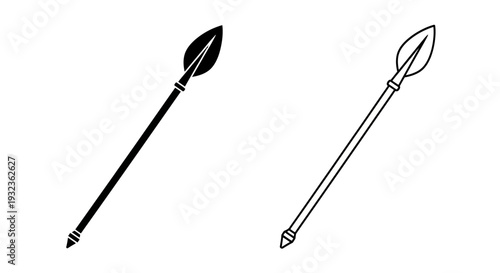 Ancient arrow design Vector