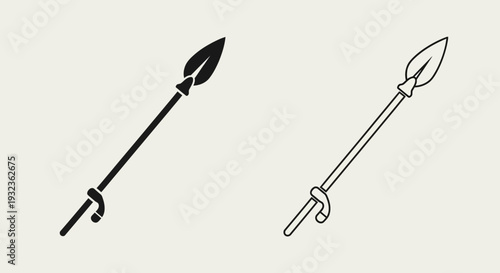 Arrow, spear, weapon Vector