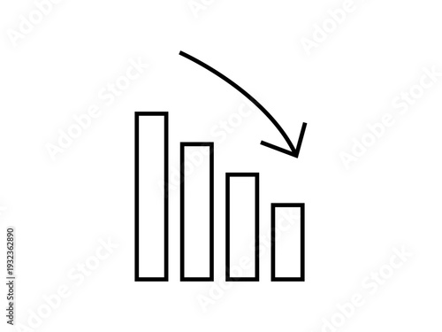 グラフアイコン / Graph Icon – ビジネス・統計・データ分析用ベクター