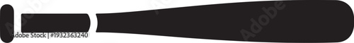 Vector baseball bat icon