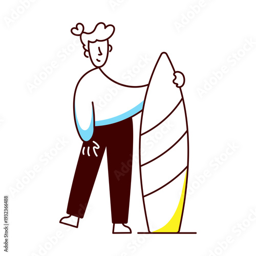 A hand drawn style illustration of tourist map
