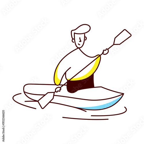 A hand drawn style illustration of tourist map
