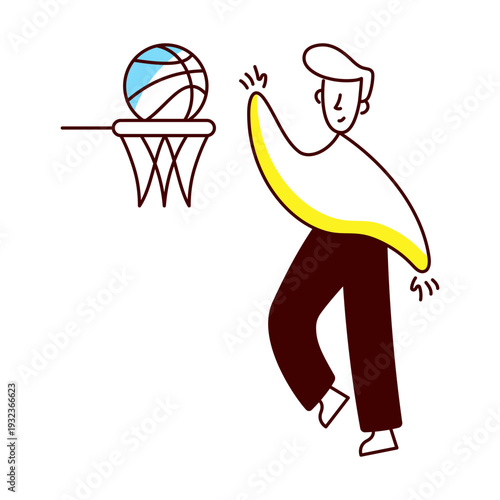 A hand drawn style illustration of tourist map
