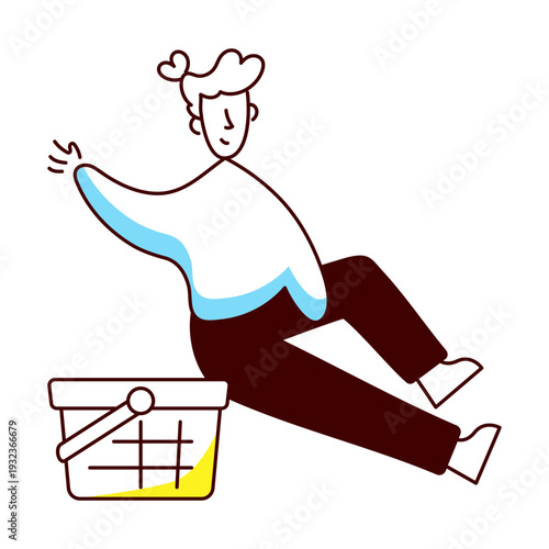 A hand drawn style illustration of tourist map
