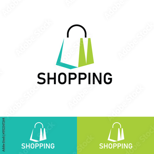 LM Monogram Shopping Bag Logo – Modern Lettermark Retail Ecommerce Vector Design