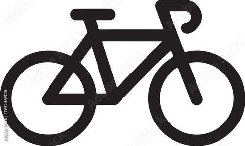 Bike icon bicycle vector symbol