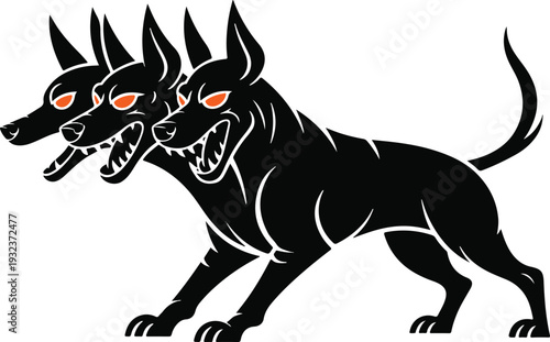 Fotografie Cerberus, Greek Mythical Creature of the Underworld